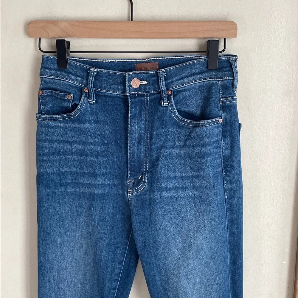 Mother The Swooner Ankle Fray Jeans in Taxi